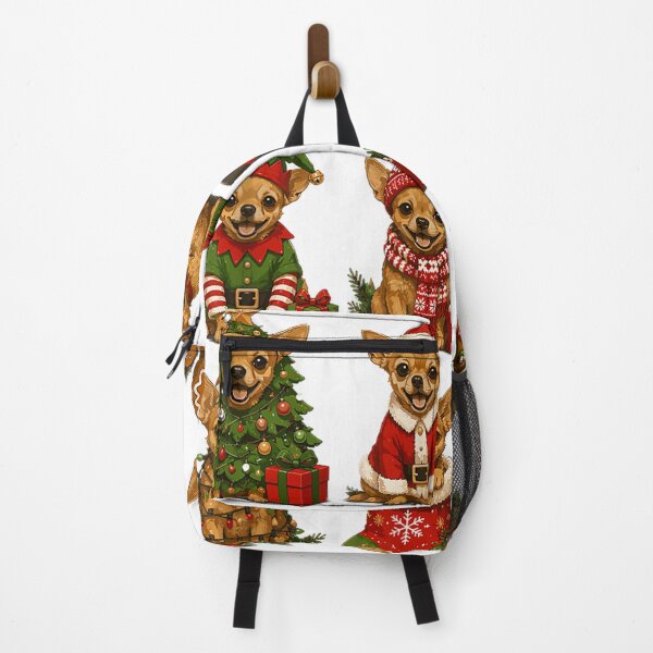 Item preview, Christmas Chihuahua Dogs in Costume Cute Dog Christmas designed and sold by Jone Cham.