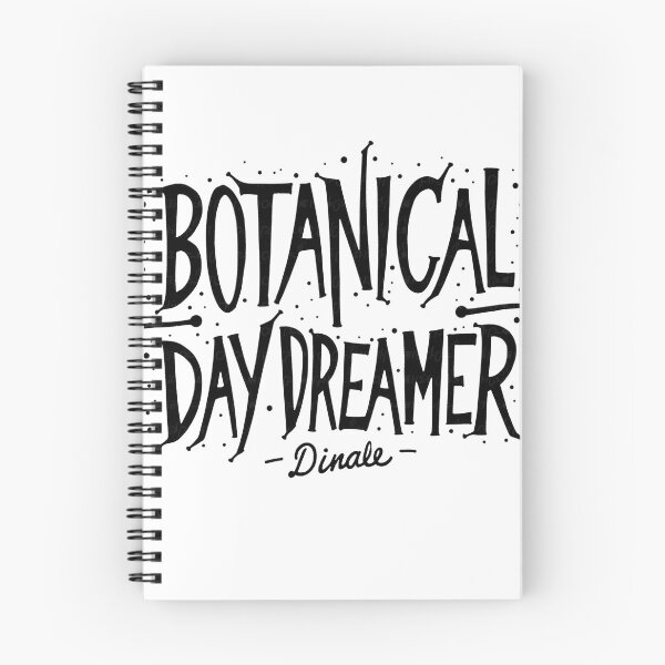 Item preview, BOTANICAL DAYDREAMER - Hand Lettered Tattoo Flash Art designed and sold by Qubivibe.