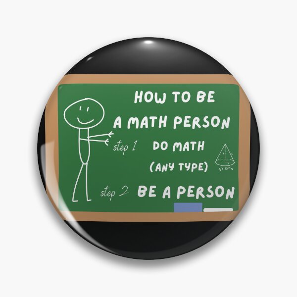 Item preview, How to Be a Math Person - Funny Math Quote designed and sold by AnulaArt.