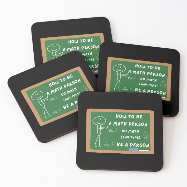 Item preview, How to Be a Math Person - Funny Math Quote designed and sold by AnulaArt.