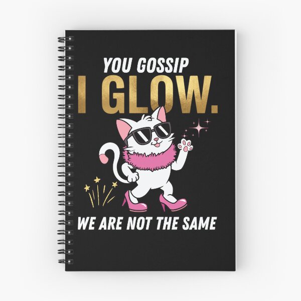 Item preview, You Gossip I Glow | Confident Cat Sarcastic Humor designed and sold by Cree8if.