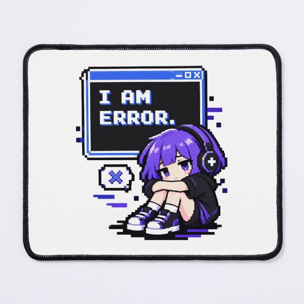 Item preview, I AM ERROR Retro Video Game Inspired Graphic Design designed and sold by imagenes.