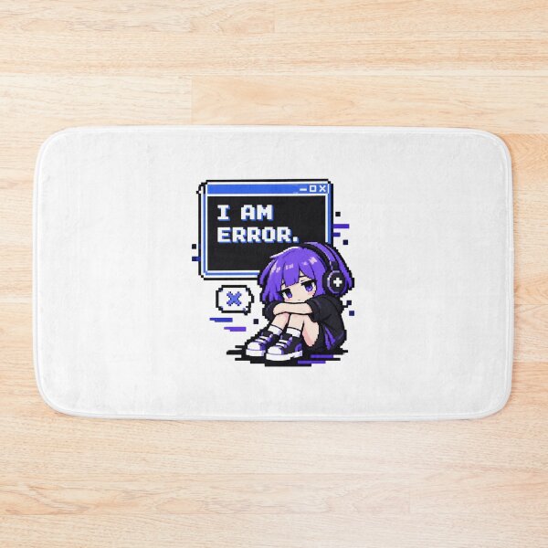 Item preview, I AM ERROR Retro Video Game Inspired Graphic Design designed and sold by imagenes.