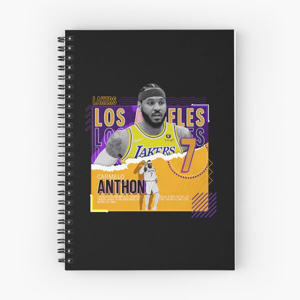 Item preview, Póster de papel de Carmelo Anthony para baloncesto de los Lakers designed and sold by OfficialPNGs.