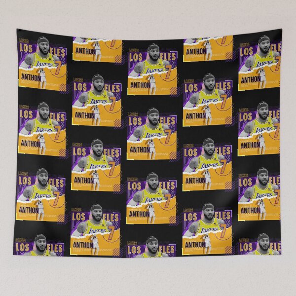 Artikelvorschau, Carmelo-Anthony-Basketball-Papierposter-Lakers entworfen und verkauft von OfficialPNGs.