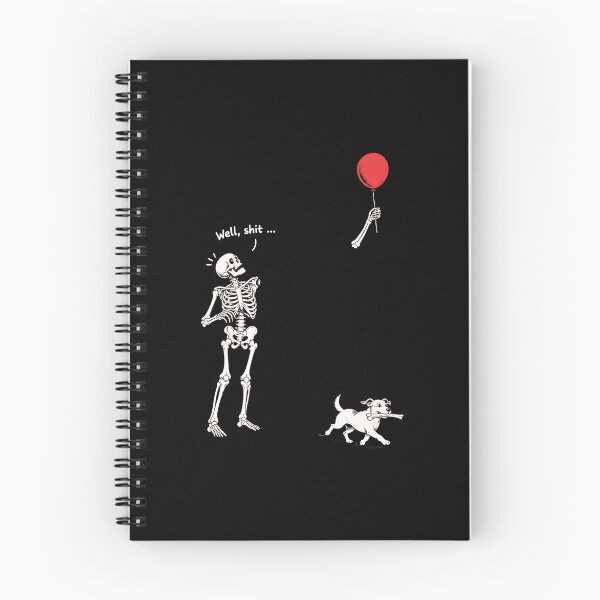 Item preview, Well Shit Skeleton Lost Balloon Dog Funny Halloween designed and sold by Dmo3HarkoArt.