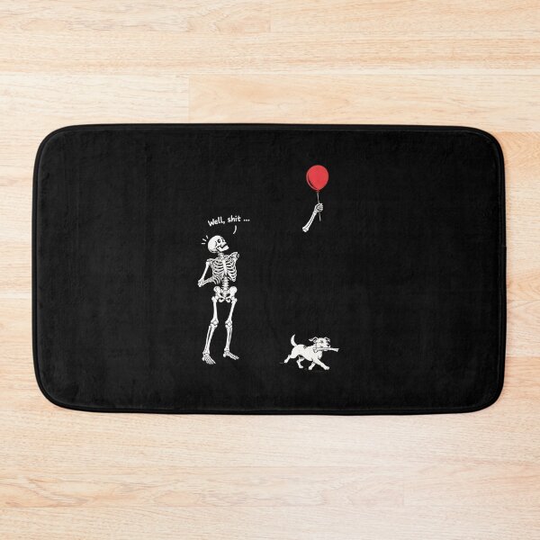 Item preview, Well Shit Skeleton Lost Balloon Dog Funny Halloween designed and sold by Dmo3HarkoArt.