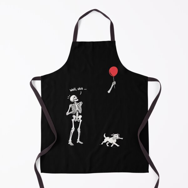 Item preview, Well Shit Skeleton Lost Balloon Dog Funny Halloween designed and sold by Dmo3HarkoArt.