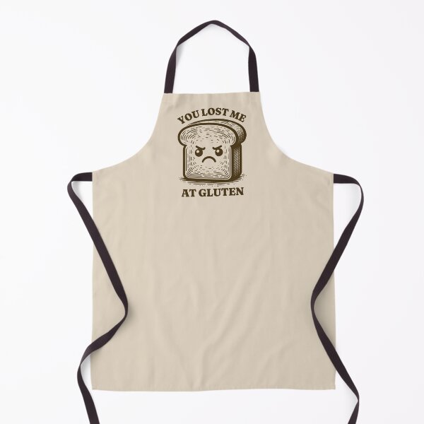 Item preview, You Lost Me At Gluten Funny Gluten Intolerant Bread Humor designed and sold by KLArtzStore.