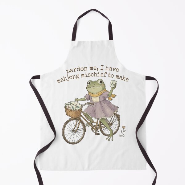 Item preview, Pardon Me I Have Mahjong Mischief Funny Frog Tile Game Night designed and sold by Jone Cham.