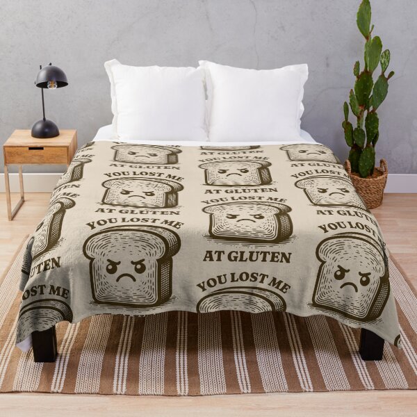 Item preview, You Lost Me At Gluten Funny Gluten Intolerant Bread Humor designed and sold by KLArtzStore.