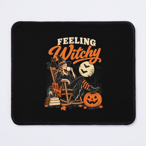 Item preview, Feeling Witchy Halloween Coffee Witch designed and sold by HarinDonreka.