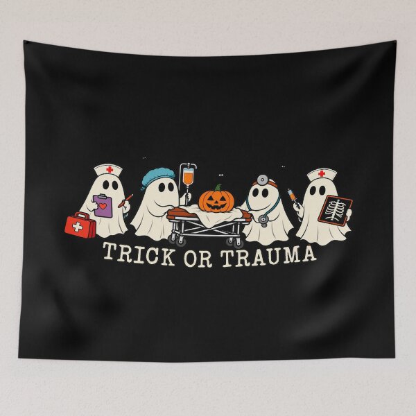 Item preview, Spooky Halloween Nurse designed and sold by HarinDonreka.