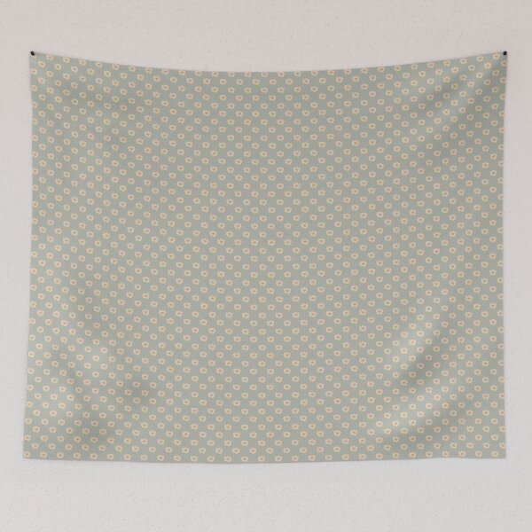 Item preview, Fabric in Tiny Chintz Floral Sprigs Sage Green Minimalist Botanical Large designed and sold by DropRomance.