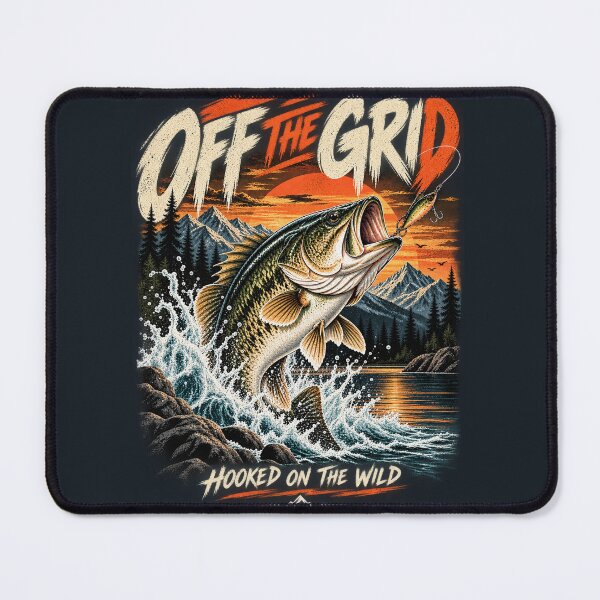 Item preview, Off The Grid Vintage Bass Fishing designed and sold by Trend_Nest.