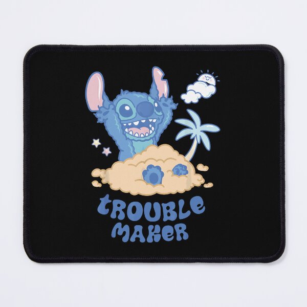 Item preview, Stitch Fluffy Summer Beach Sand Pile Trouble Maker designed and sold by junglecolor.