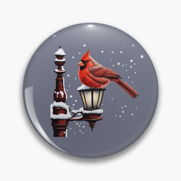 Item preview, Winter Scene With Cardinal Bird Holiday Christmas designed and sold by taiche.