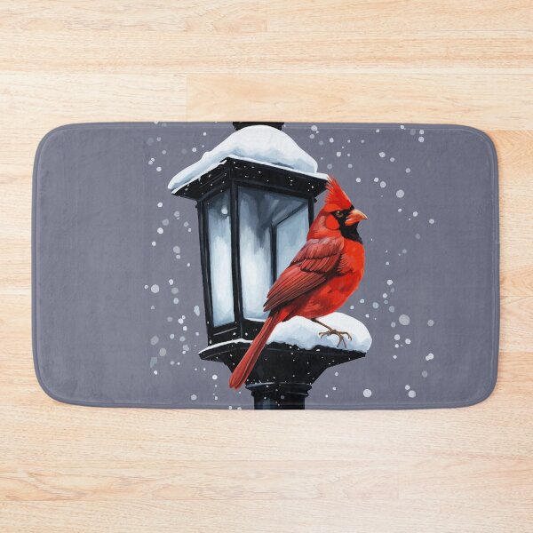 Item preview, Winter Scene With Cardinal Bird Holiday Christmas designed and sold by taiche.