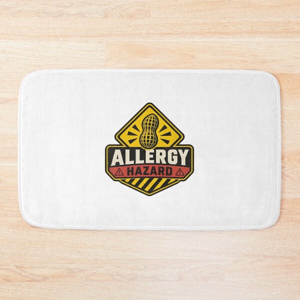Item preview, Peanuts Are Evil Danger Hazard Sign Design for Peanut Allergy Awareness designed and sold by Bayanihan.