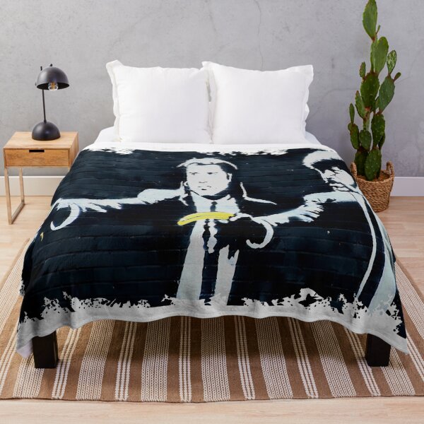 Item preview, Banksy Banana Guns Graffiti Street Art designed and sold by SampleRoulette.