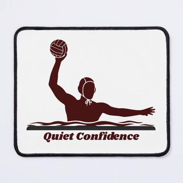 Item preview, Quiet Confidence Water Polo Player Silhouette designed and sold by manexus.