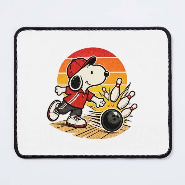 Item preview, Snoopy Rolling for a Strike Cute Peanuts Inspired Fan Art Design designed and sold by Bayanihan.