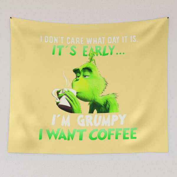 Item preview, Coffee Grinch designed and sold by Wadernelon.
