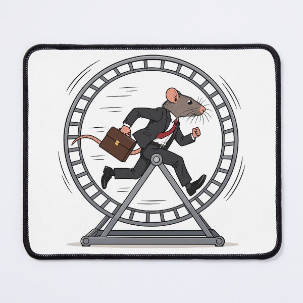 Item preview, Corporate Rat Race Office Humor designed and sold by PRINTIONAL.