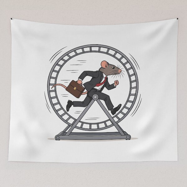 Item preview, Corporate Rat Race Office Humor designed and sold by PRINTIONAL.
