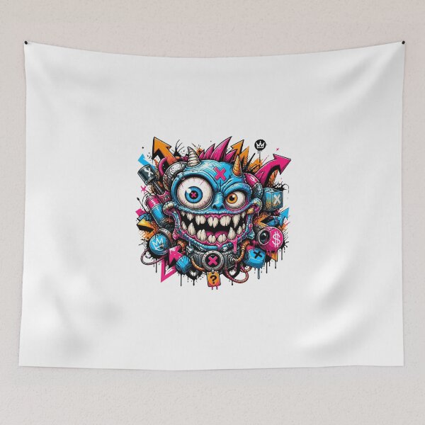 Item preview, ArtNeonChaosMonsterGraffiti designed and sold by Artrendzs.