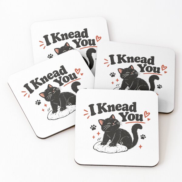 Item preview, I Knead You Black Cat designed and sold by WarningWindow.