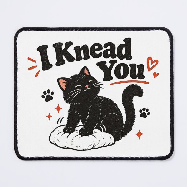 Item preview, I Knead You Black Cat designed and sold by WarningWindow.
