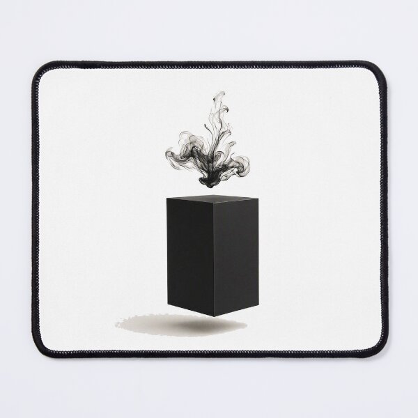 Item preview, Floating Black Monolith with Smoke Provide your feedback on BizChat designed and sold by Wonderful Designs.