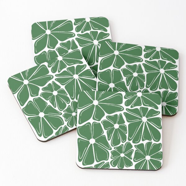 Item preview, Green Retro Flower Quote Design designed and sold by EJs .