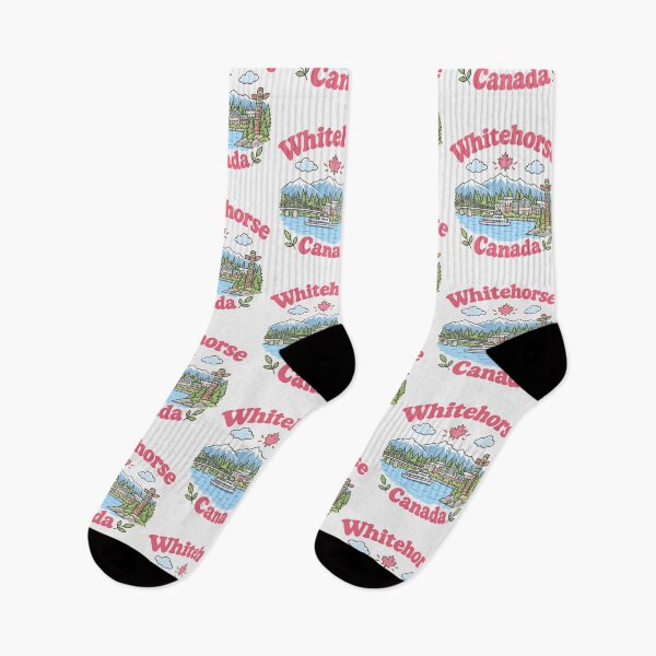 Item preview, Whitehorse Canada Cute Pink Kawaii City designed and sold by HowToCanadian.