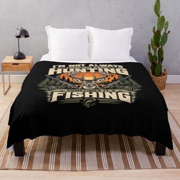 Item preview, I'm Not Always Thinking About Hunting Sometimes It's Fishing Hunter Fisherman Outdoorsman designed and sold by drawwiika+44.