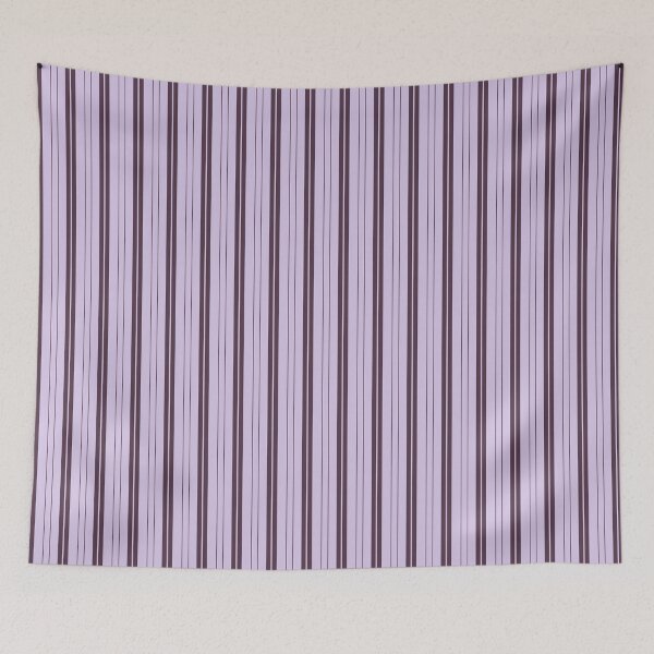 Item preview, Aubergine and Soft Lilac Double Stripes designed and sold by AKAYOLO.