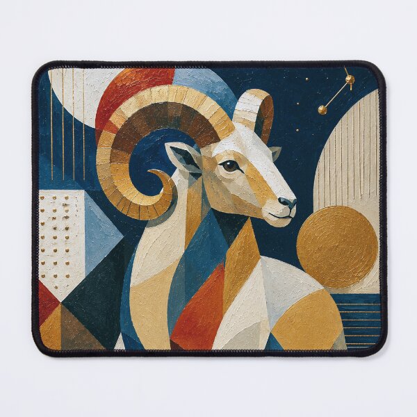 Item preview, Aries Painting – Symbolic Zodiac and Astrology Art designed and sold by GalleryKauffeld.