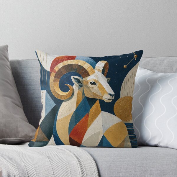 Item preview, Aries Painting – Symbolic Zodiac and Astrology Art designed and sold by GalleryKauffeld.