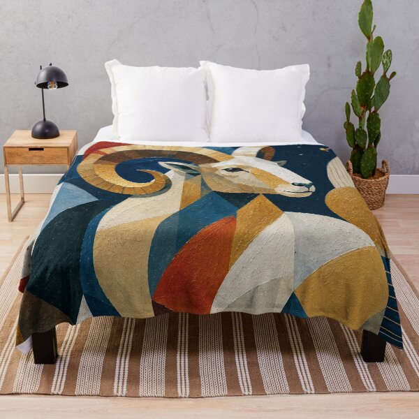 Item preview, Aries Painting – Symbolic Zodiac and Astrology Art designed and sold by GalleryKauffeld.