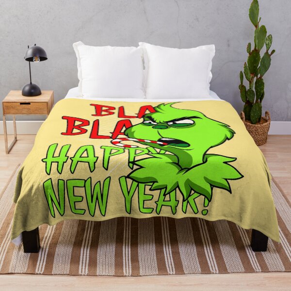 Item preview, Grinch Happy New Year  designed and sold by Wadernelon.