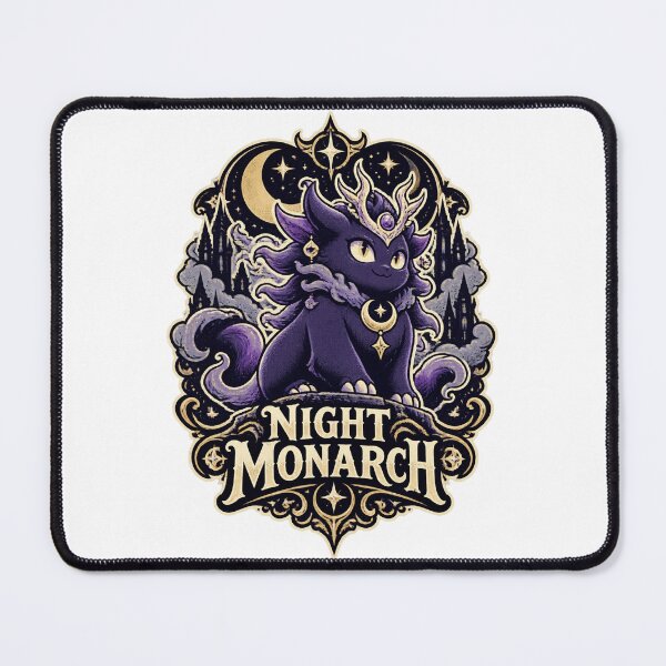 Item preview, Night Monarch Elegant Silhouette Artwork of a Regal Owl in the Moonlight designed and sold by TheDemgenerate.