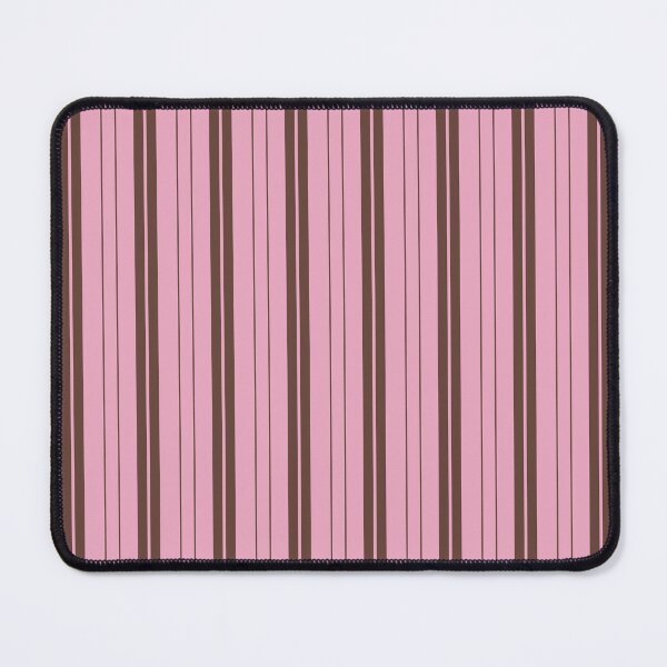 Item preview, Cocoa Brown and Soft Pink Double Stripes designed and sold by AKAYOLO.