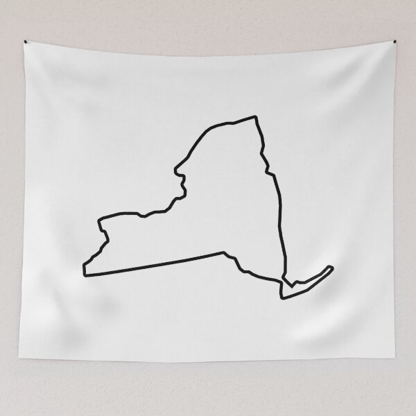 Item preview, New York Shape Outline NY designed and sold by shitpostee.