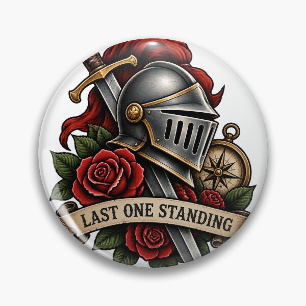 Item preview, Last One Standing PUBG Inspired Gaming Tattoo Design designed and sold by MirDemirDemirer.