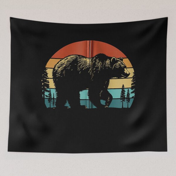 Item preview, Retro Funny Dawg Bear Meme Camping Hiking Animal designed and sold by Setaraxia.