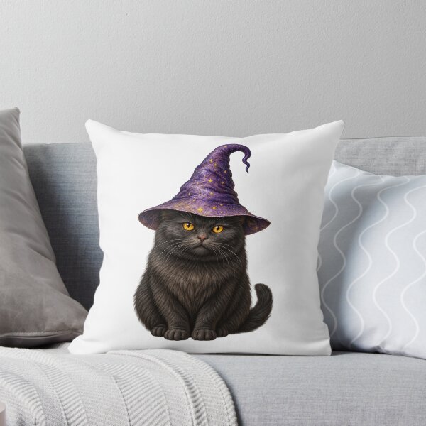 Item preview, Fat Black Witch Cat designed and sold by Whatever Works.