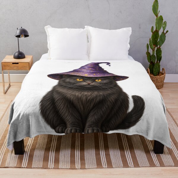 Item preview, Fat Black Witch Cat designed and sold by Whatever Works.