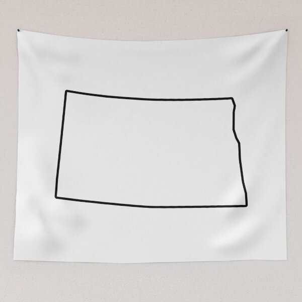 Item preview, North Dakota Shape Outline ND designed and sold by shitpostee.