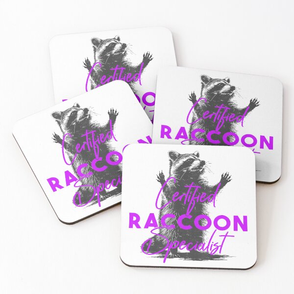 Item preview, Raccoon Funny Raccon Certified Raccoon Specialists Animal Meme designed and sold by Setaraxia.